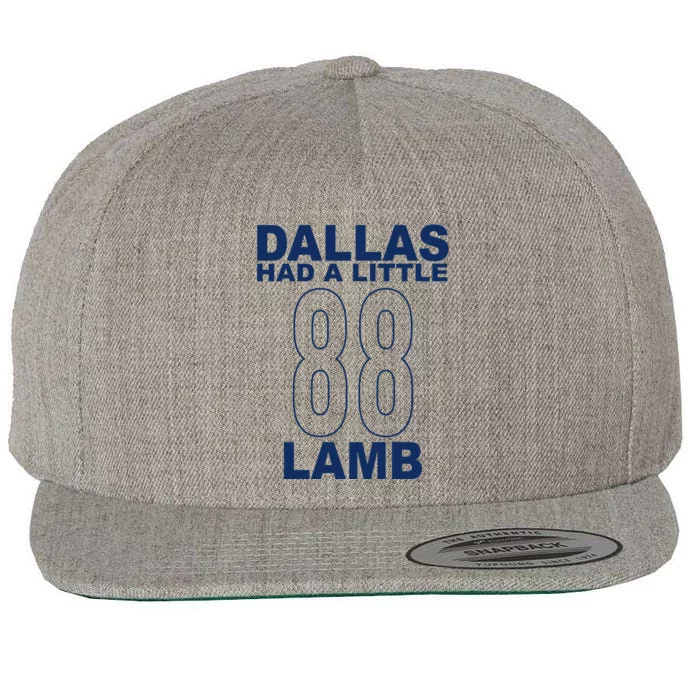 Dallas Had A Little 88 Lamb Football Wool Snapback Cap