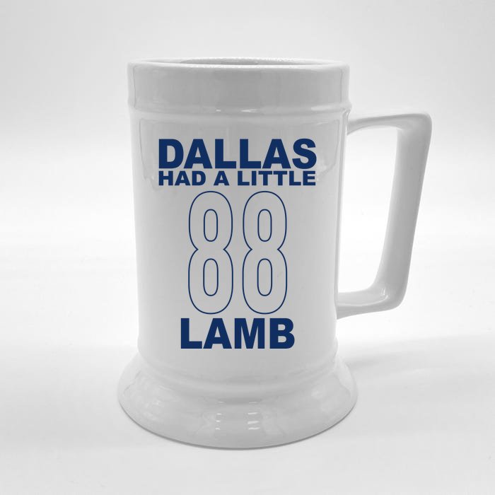 Dallas Had A Little 88 Lamb Football Front & Back Beer Stein