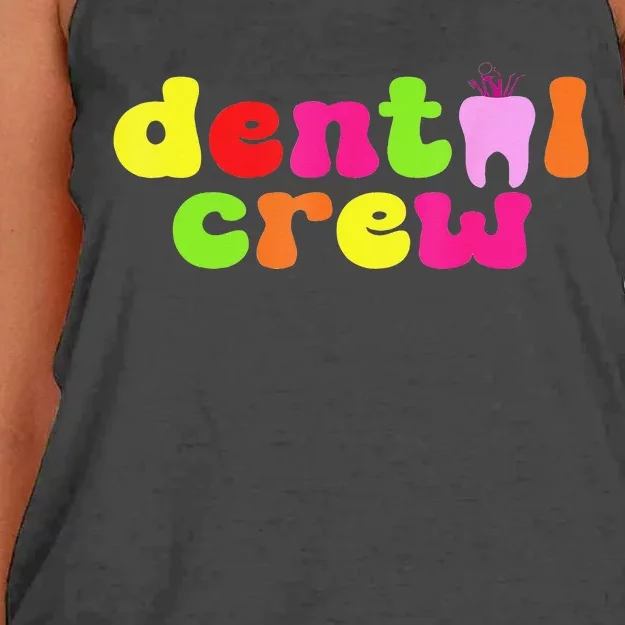 Dental Hygienist Assistants Dental Crew Women's Knotted Racerback Tank