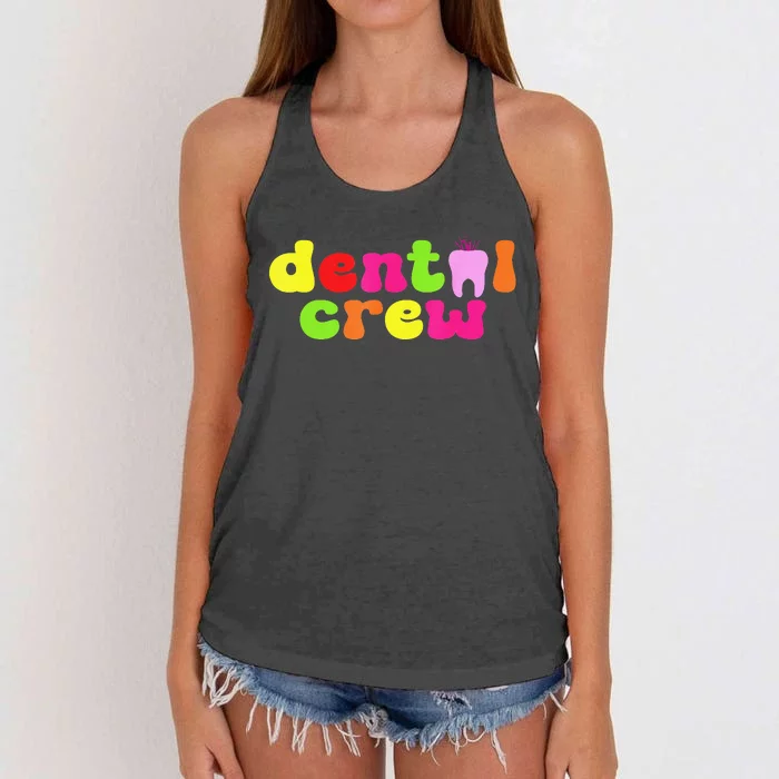 Dental Hygienist Assistants Dental Crew Women's Knotted Racerback Tank