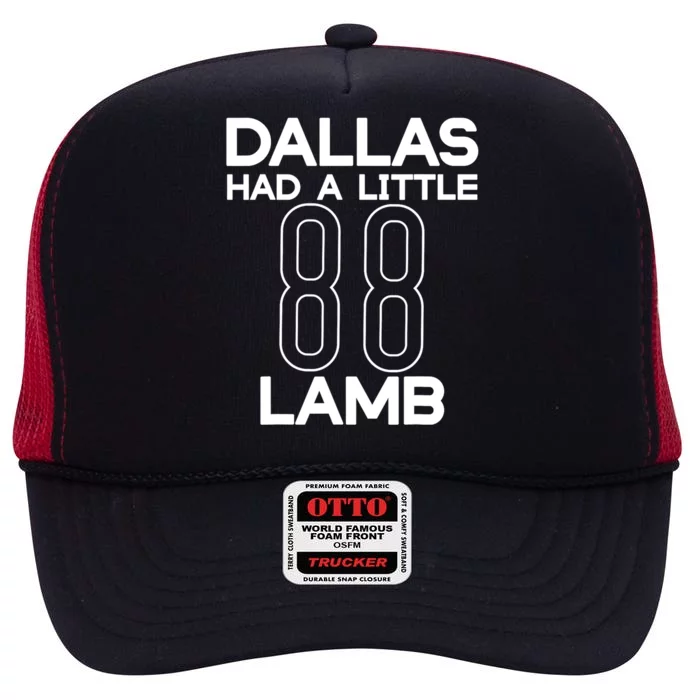 Dallas Had A Little Lamb High Crown Mesh Trucker Hat