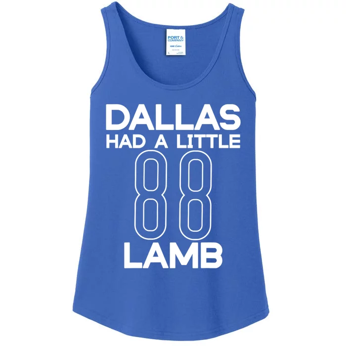 Dallas Had A Little Lamb Ladies Essential Tank