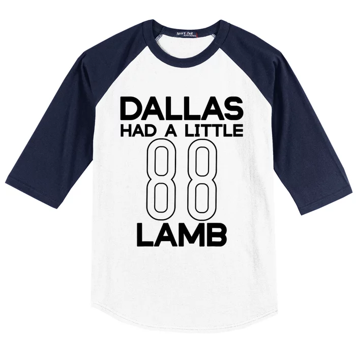 Dallas Had A Little Lamb Baseball Sleeve Shirt