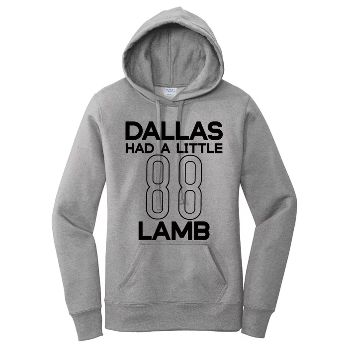 Dallas Had A Little Lamb Women's Pullover Hoodie