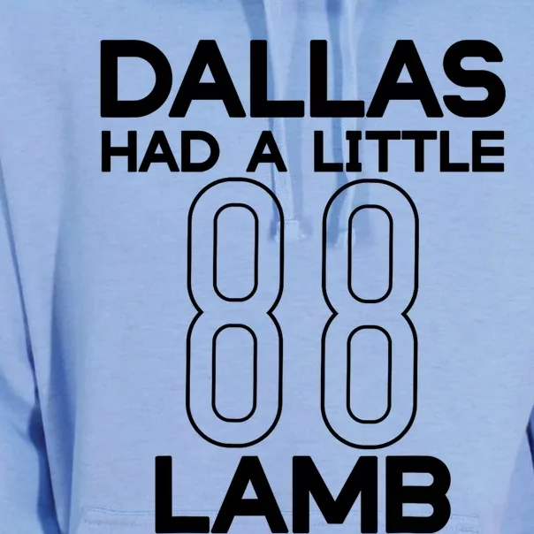 Dallas Had A Little Lamb Unisex Surf Hoodie