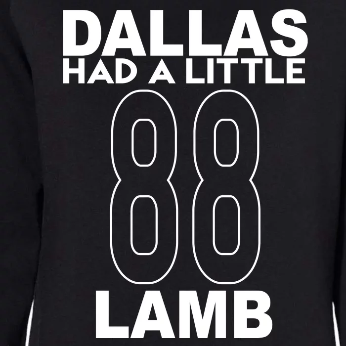 Dallas Had A Little Lamb Funny Football Womens California Wash Sweatshirt