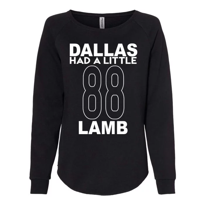 Dallas Had A Little Lamb Funny Football Womens California Wash Sweatshirt