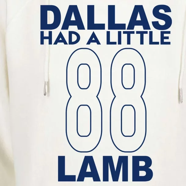 Dallas Had A Little Lamb Funny Football Womens Funnel Neck Pullover Hood