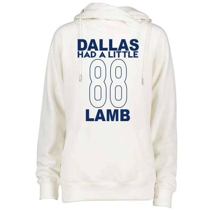 Dallas Had A Little Lamb Funny Football Womens Funnel Neck Pullover Hood