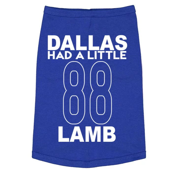 Dallas Had A Little Lamb Funny Football Doggie Tank