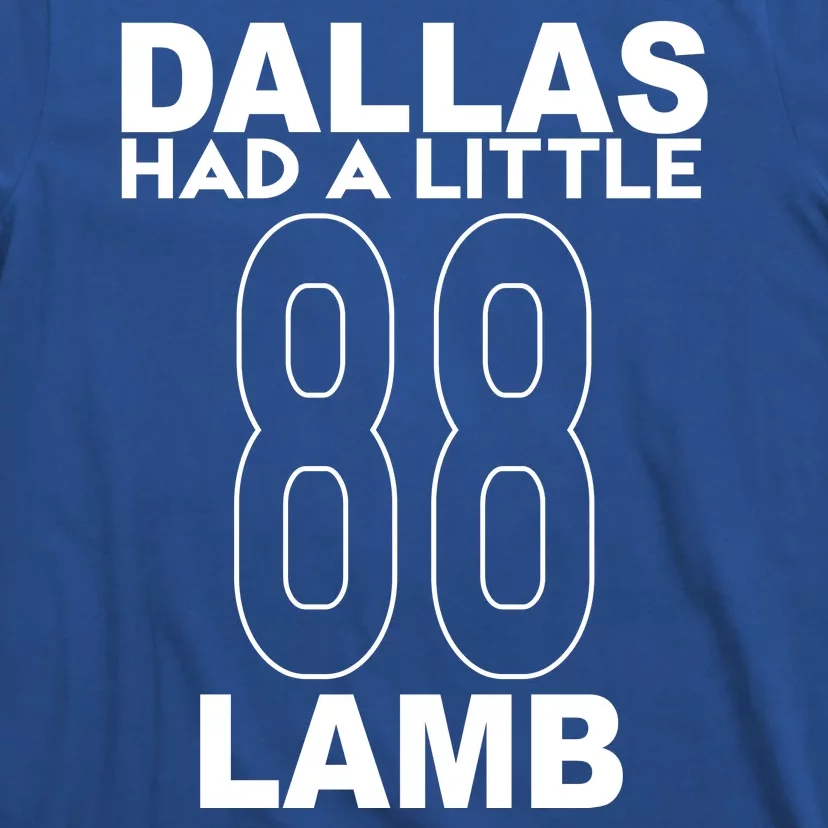 Dallas Had A Little Lamb Funny Football T-Shirt