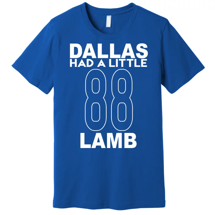 Dallas Had A Little Lamb Funny Football Premium T-Shirt