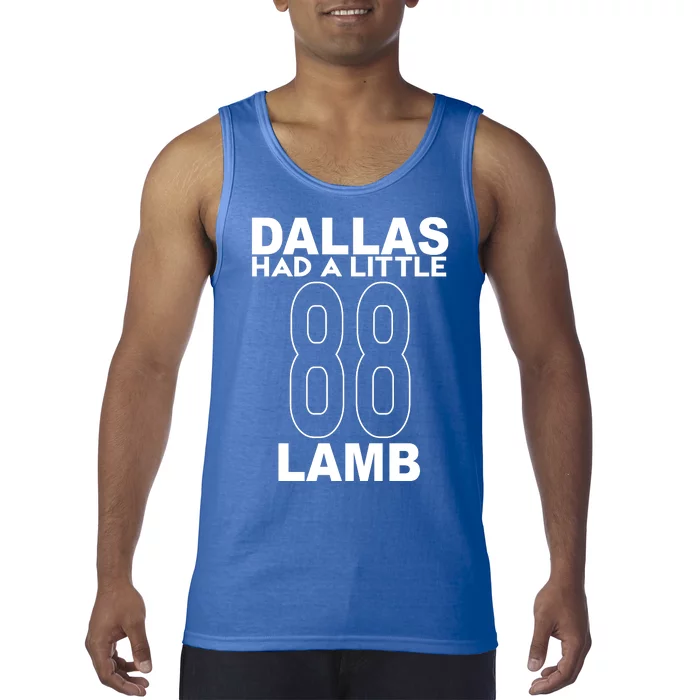 Dallas Had A Little Lamb Funny Football Tank Top