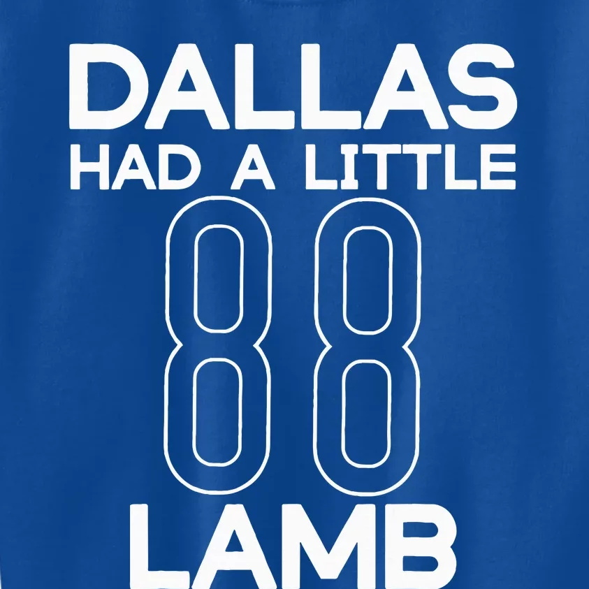 Dallas Had A Little Lamb Kids Sweatshirt