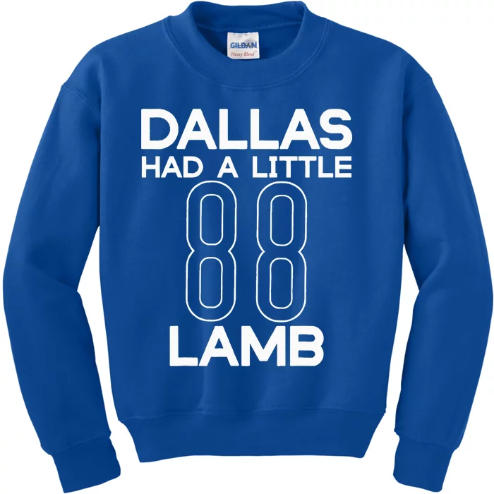 Dallas Had A Little Lamb Kids Sweatshirt