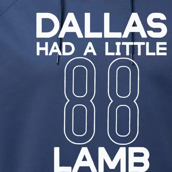 Dallas Had A Little Lamb Performance Fleece Hoodie