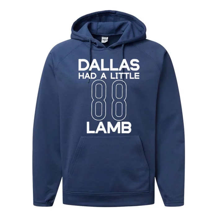 Dallas Had A Little Lamb Performance Fleece Hoodie