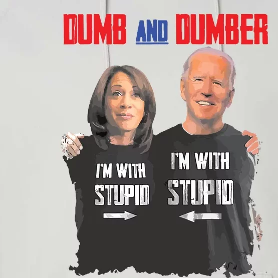 Dumber Haris And Biden Vote For Trump 2024 Performance Fleece Hoodie