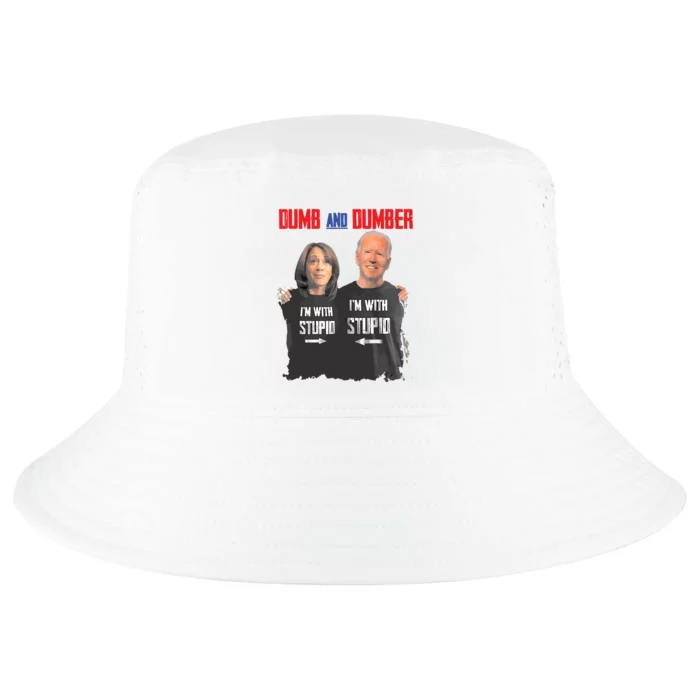 Dumber Haris And Biden Vote For Trump 2024 Cool Comfort Performance Bucket Hat