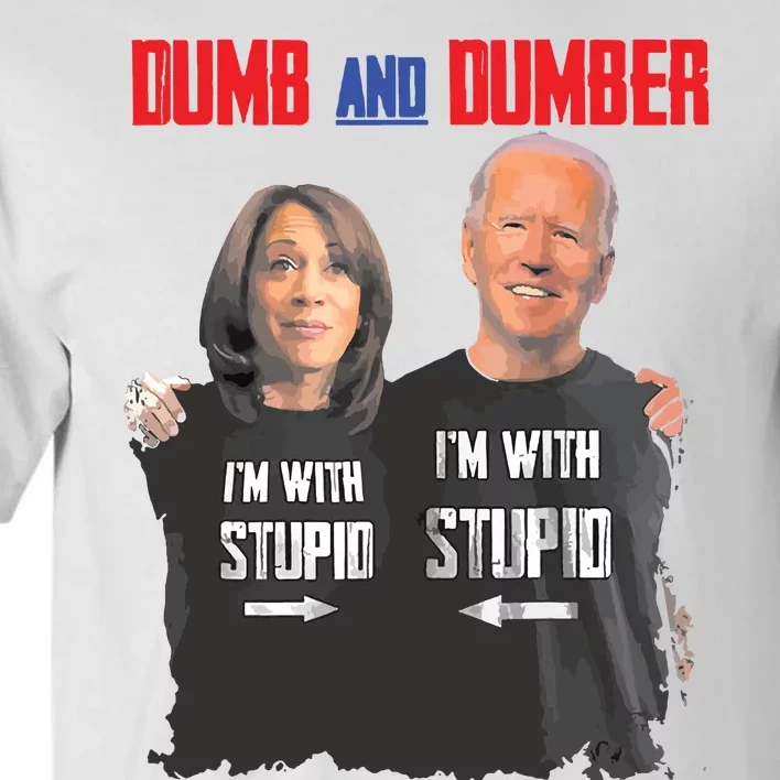 Dumber Haris And Biden Vote For Trump 2024 Tall T-Shirt