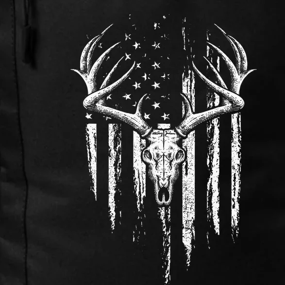 Deer Hunting American Flag Bowhunting Whitetail Bow Hunter Daily Commute Backpack