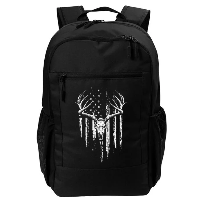 Deer Hunting American Flag Bowhunting Whitetail Bow Hunter Daily Commute Backpack