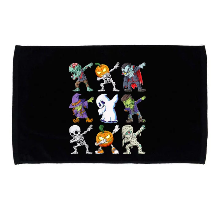 Dabbing Halloween Boys Skeleton Zombie Scary Pumpkin Mummy Microfiber Hand Towel