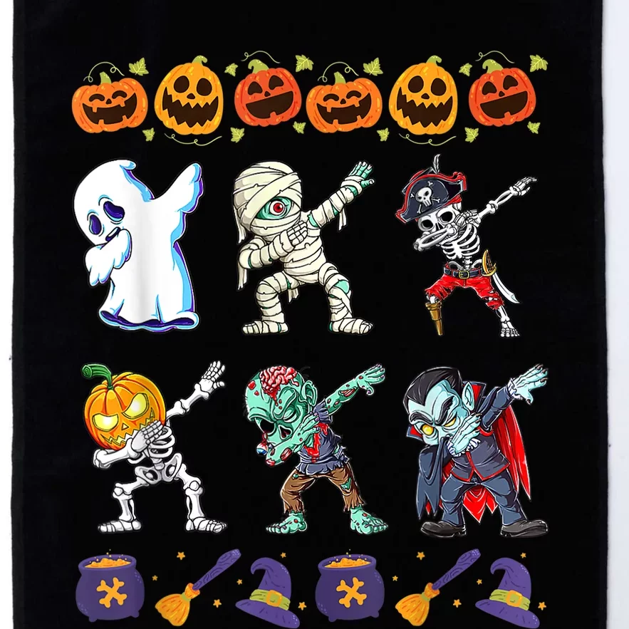 Dabbing Halloween Boys Skeleton Zombie Scary Pumpkin Mummy Platinum Collection Golf Towel