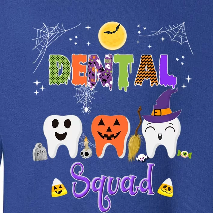 Dental Halloween Boo Crew Funny Costume Gift Toddler Sweatshirt