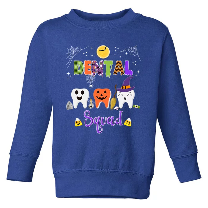 Dental Halloween Boo Crew Funny Costume Gift Toddler Sweatshirt