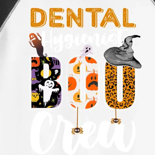 Dental Hygienist Boo Crew Halloween Matching Dentist Gift Toddler Fine Jersey T-Shirt