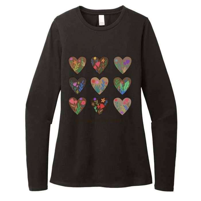 Diversity Hearts Black History Month African American Pride Gift Womens CVC Long Sleeve Shirt