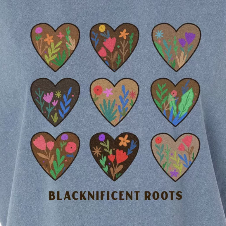 Diversity Hearts Black History Month African American Pride Gift Garment-Dyed Women's Muscle Tee