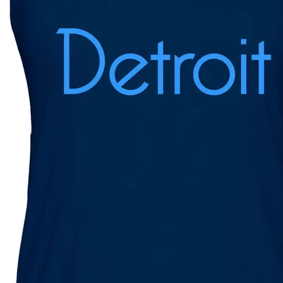 Detroit Honolulu Blue Ladies Essential Flowy Tank