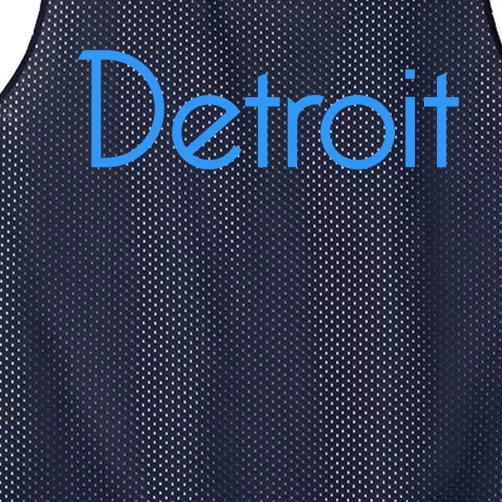 Detroit Honolulu Blue Mesh Reversible Basketball Jersey Tank