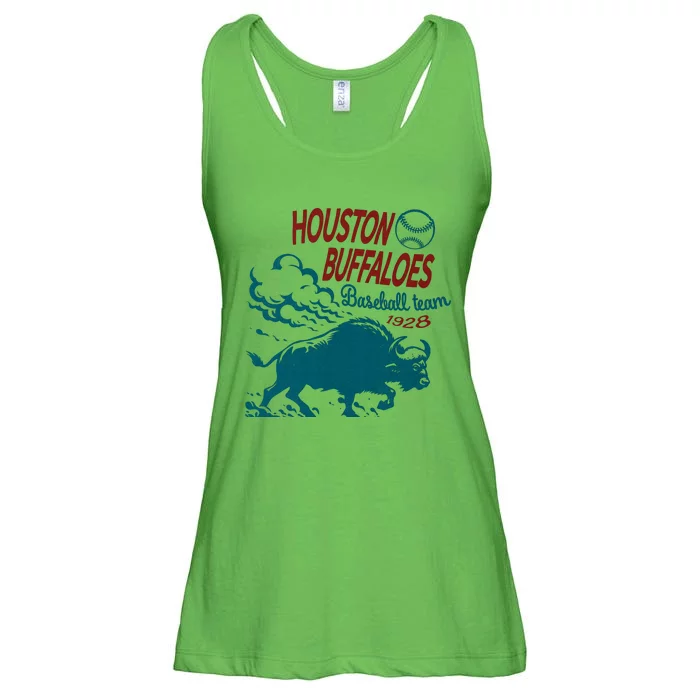 Defunct Houston Buffaloes Baseball Team 1928 Ladies Essential Flowy Tank