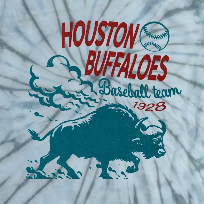 Defunct Houston Buffaloes Baseball Team 1928 Tie-Dye T-Shirt