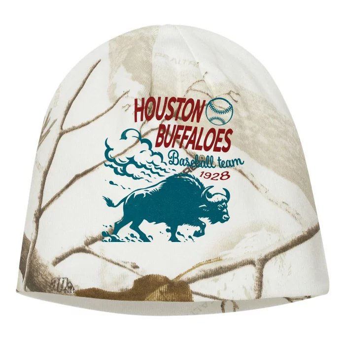 Defunct Houston Buffaloes Baseball Team 1928 Kati - Camo Knit Beanie