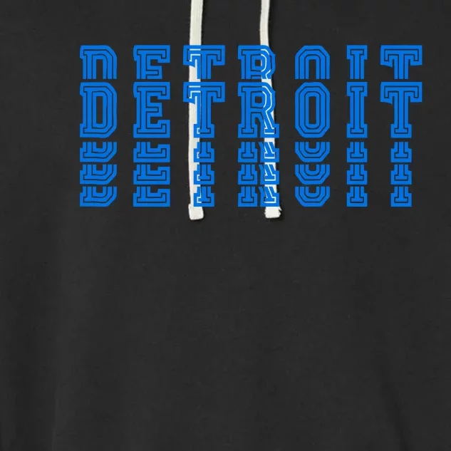 Detroit Honolulu Blue Stacked Garment-Dyed Fleece Hoodie