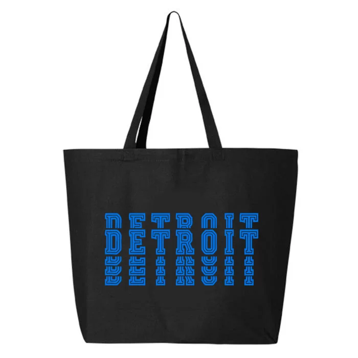 Detroit Honolulu Blue Stacked 25L Jumbo Tote