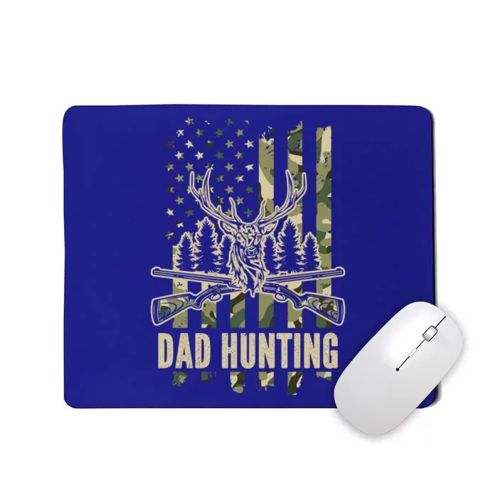 Dad Hunting Camouflage America Flag Deer Hunter Dad Meaningful Gift Mousepad