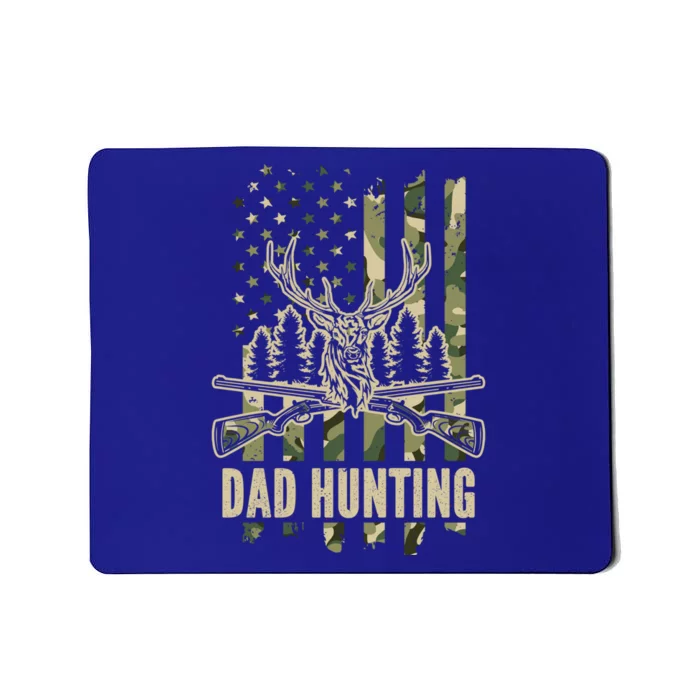 Dad Hunting Camouflage America Flag Deer Hunter Dad Meaningful Gift Mousepad