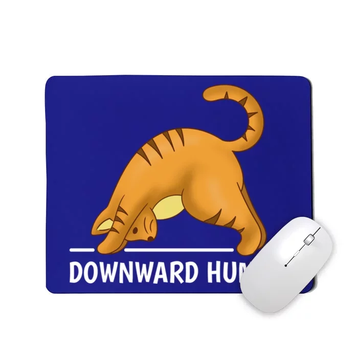 Downward Hu Cat Gift Mousepad