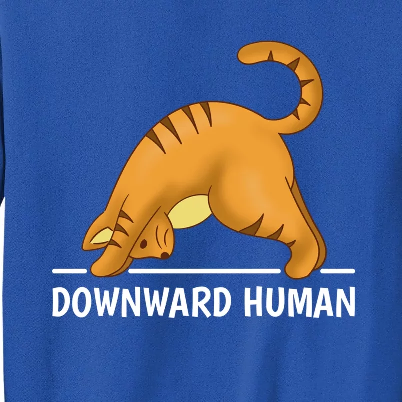 Downward Hu Cat Gift Tall Sweatshirt