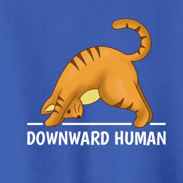 Downward Hu Cat Gift Toddler T-Shirt