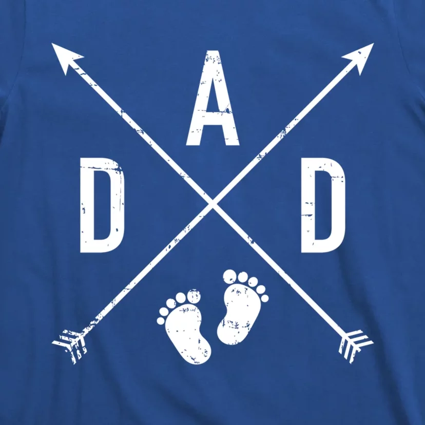 Dad Hipster Cross Feet Cool Gift T-Shirt