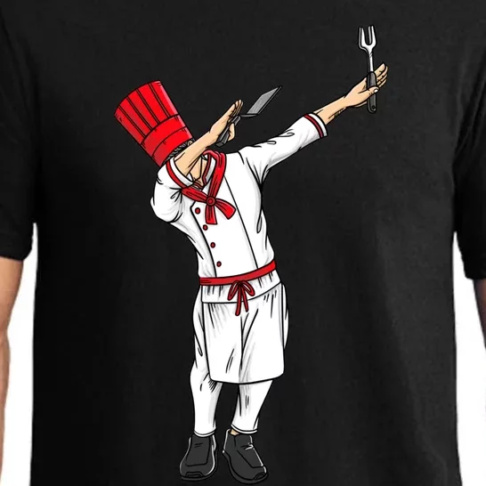 Dabbing Hibachi Chef Gift Funny Japanese Chef Asian Cook Gift Pajama Set