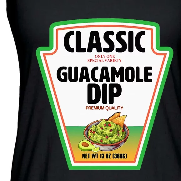 Diy Halloween Costume Guacamole Dip Group Condits Ladies Essential Flowy Tank