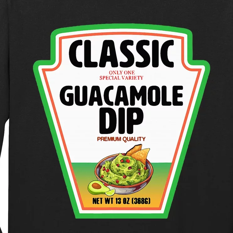 Diy Halloween Costume Guacamole Dip Group Condits Tall Long Sleeve T-Shirt