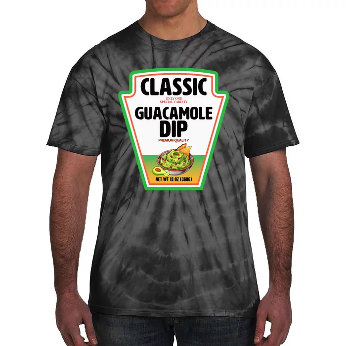 Diy Halloween Costume Guacamole Dip Group Condits Tie-Dye T-Shirt